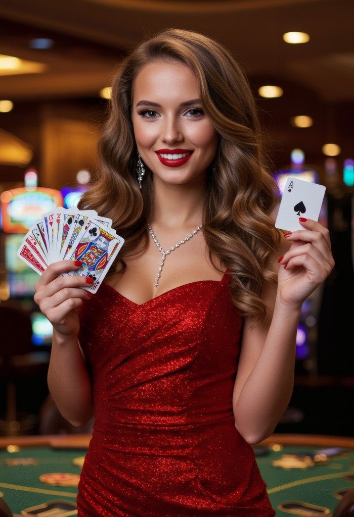 Live dealer blackjack table with multi-camera view